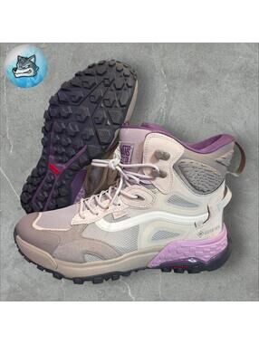 VANS MTE Crestline ADV GTX Gore-Tex Waterproof Boots Grey Purple Women’s 8 NEW